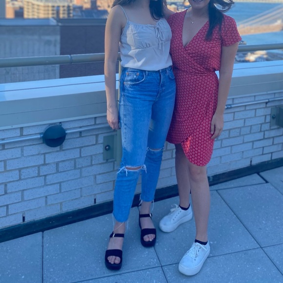 Abercrombie Grey bodysuit with tie detail - Picture 3 of 3